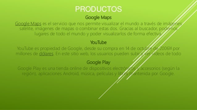 Presentacion Google Inc