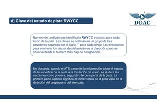 Grf Rwycc PRESENTACION GRF DGAC AGA aeropuetos de altura | PDF