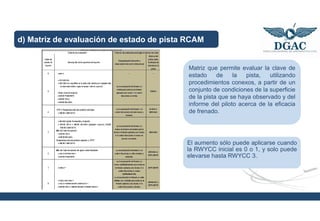 Grf Rwycc PRESENTACION GRF DGAC AGA aeropuetos de altura | PDF