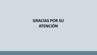 GRACIAS POR SU
ATENCIÓN
 