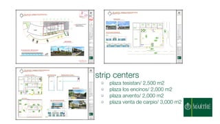 strip centers
plaza tesistan/ 2,500 m2
plaza los encinos/ 2,000 m2
plaza arvento/ 2,000 m2
plaza venta de carpio/ 3,000 m2
OXXO
LOCAL 7
53.00 M2
A B C D E F G H
3
1
3
1
LOCAL 6
54.00 M2
LOCAL 5
60.00 M2
LOCAL 4
60.00 M2
LOCAL 3
60.00 M2
LOCAL 2
60.00 M2
LOCAL 1
61.00 M2
2
ARQ. RAUL C. MARTINEZ HERNANDEZ
DISEÑO, CONSTRUCCION EN GENERAL,
MOBILIARIO Y ORGANIZACION DE OFICINAS
ESCALA GRAFICA 1:125
0
1
5
10
20
AV.LOSENCINOSNUM.140COLONIALOSENCINOS
LOCAL 1 LOCAL 2 LOCAL 3 LOCAL 4 LOCAL 5 LOCAL 6 LOCAL 7
ELEVACION PRINCIPAL
RENDER
Area de
Servicios
Area de
Servicios
Area de
Servicios
Area de
Servicios
AREA DE EXPANSION DEL PROYECTO
ORIGINAL 216.00 M2
AREA CONSTRUIDA DEL PROYECTO
ORIGINAL 260.00 M2
AREA NO CONSTRUIDA DEL
PROYECTO ORIGINAL 79.00 M2
LINEA PERIMETRAL DE PROYECTO
ORIGINAL EN AREA DE
CONSTRUCCION 339.00 M2
ARQ. RAUL C. MARTINEZ HERNANDEZ
DISEÑO, CONSTRUCCION EN GENERAL,
MOBILIARIO Y ORGANIZACION DE OFICINAS
ESCALA: 1:100
PLANTA ARQUITECTONICA
6.006.687.56
5.28 5.28
7.60 7.79
5.10
1.00
LOCAL 3
40.00 M2
LOCAL 4
40.00 M2
LOCAL 5
40.00 M2
LOCAL 6
40.00 M2
1.98
1.00
LOCAL 1
205.00 M2
render
ELEVACIONES
E-1
E-2
E-1
E-2
9.50
23.70
35.13
23.70
15.91 6.266.26
2.00
18.95
23.85
28.20
2.00
6.47
8.00
9.50
ARQ. RAUL C. MARTINEZ HERNANDEZ
DISEÑO, CONSTRUCCION EN GENERAL,
MOBILIARIO Y ORGANIZACION DE OFICINAS
ESCALA: 1:100
PLANTA ARQUITECTONICA
render
ELEVACIONES
E-2
E-1
6.26
9.80
7.00
12.00
LOCAL 1
180.00 M2
LOCAL 2
94.00 M2 LOCAL 3
50.00 M2
LOCAL 4
50.00 M2
LOCAL 5
50.00 M2
2.50
2.95
4.50
7.50
10.50
7.00
2.50
3.00
4.50
7.00 7.30
10.50
3.00
4.50
10.50
E-2
E-1
2.50
SUBE
SEGUNDO NIVEL
ACCESO
SALIDA
6.23
ACCESO
SALIDA
ACCESO
SALIDA
6.23
ACCESO
SALIDA
BAJA ESTACIONAMIENTO SOTANO
RAMPA PEATONAL
7.00
RAMPA PEATONAL
CIRCULACION
CIRCULACION
SUBE
ESTACIONAMIENTO 8 CAJONES
ESTACIONAMIENTO28CAJONES
primer NIVEL
sotano
1.00
8.03
8.03
8.03 8.03
4.60
BAJA ESTACIONAMIENTO SOTANO
8.03
LOCAL 6
431.00 M2
6.26
1.00
BAJA
LOCAL 6
226.00 M2
MEZZANINE
BAJA SUBE
 