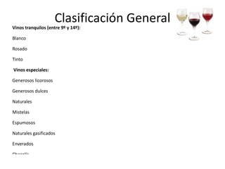 El vino Es la bebida obtenida de la fermentación del mosto de uva o de las uvas mismas. 
