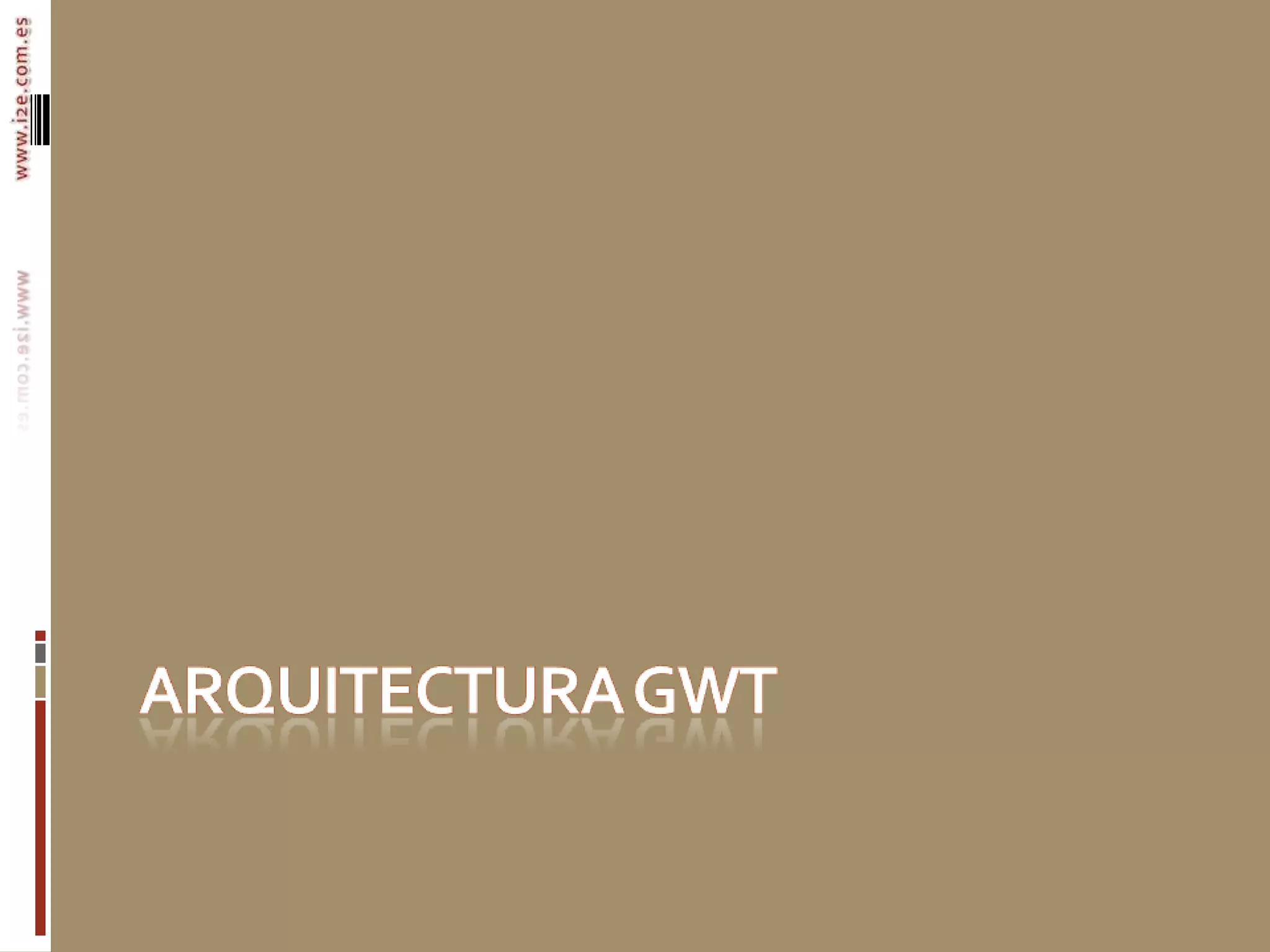 Arquitectura GWT