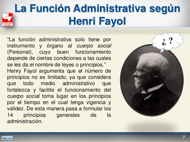 Principios y elementos generales de la administración según Henri Fay…