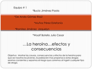 Presentacion heroina | PPT