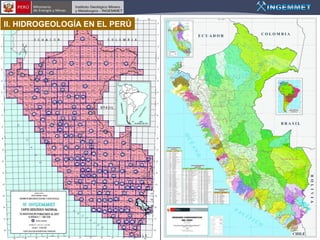 II. HIDROGEOLOGÍA EN EL PERÚ

 