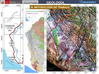 GEOLOGÍA
III. METODOLOGÍA DE TRABAJO

 