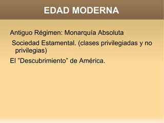 EDAD CONTEMPORÁNEA