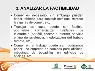 3. ANALIZAR LA FACTIBILIDAD
 
