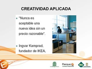 CREATIVIDAD APLICADA
 
