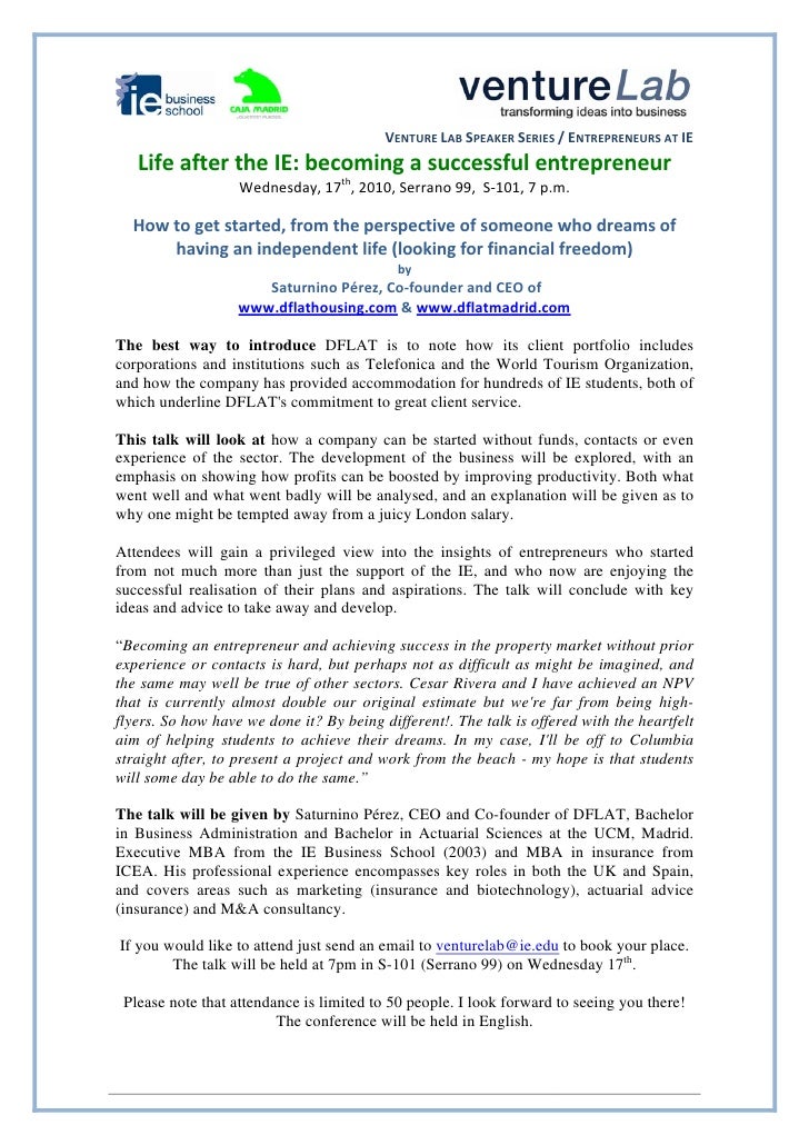 Dflat Presentacion At Www Ie Edu