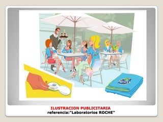 ILUSTRACION PUBLICITARIAreferencia:"Laboratorios ROCHE"