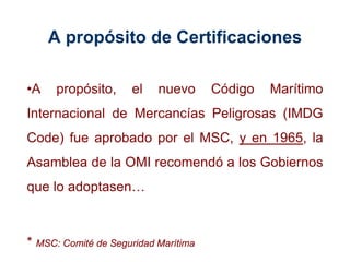Cargas IMO | PDF