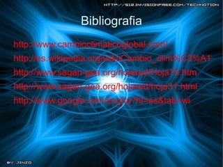 Causas del calentamiento global. La principales causas del aumento del calentamiento global es el efecto invernadero y el mecanismo de enfriamiento que depende de la forma en que devuelva la energía a la atmósfera, es decir, del mecanismo de absorción y emisión de la energía que llega del Sol.  