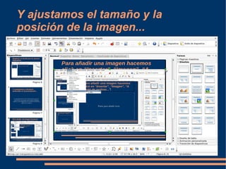 Y ajustamos el tamaño y la posición de la imagen... 