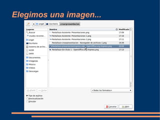 Elegimos una imagen... 