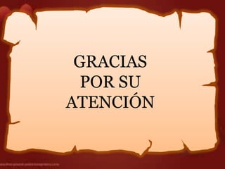 GRACIAS
  POR SU
ATENCIÓN
 
