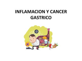 INFLAMACION Y CANCER 
GASTRICO 
 