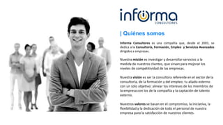 Presentacion Informa Consultores | PPT