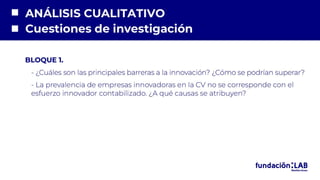 Presentación del informe Radiografía de la inversión privada en I+D+i+TIC en la Comunitat Valenciana