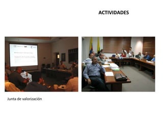ACTIVIDADESConvocatorias y Reuniones  de socialización 