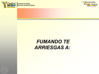 Riesgo de padecer cáncer de boca
