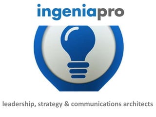 leadership, strategy & communications architects
 