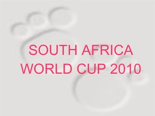 SOUTH AFRICA WORLD CUP 2010 
