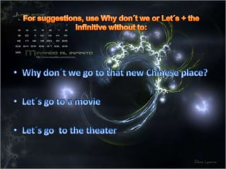 I love listen musicI´d like to eat out tonight I´d like to eat out tonight I want to stay at homeFor specific wishes use would like to (´d like to) or would prefer to: 