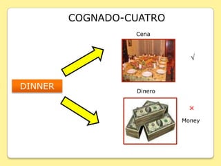 COGNADO-CUATRO     Cena√DINNERDinero×Money