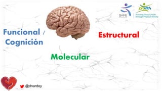 @dnardoy
Molecular
EstructuralFuncional /
Cognición
 