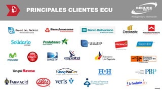PRINCIPALES CLIENTES ECU
 