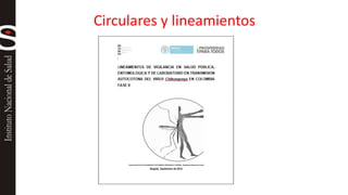 Circulares y lineamientos 
 