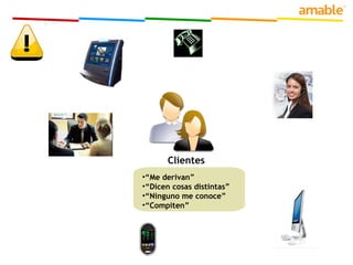 Usuario interno Datos no consolidados Lógicas distintas 
