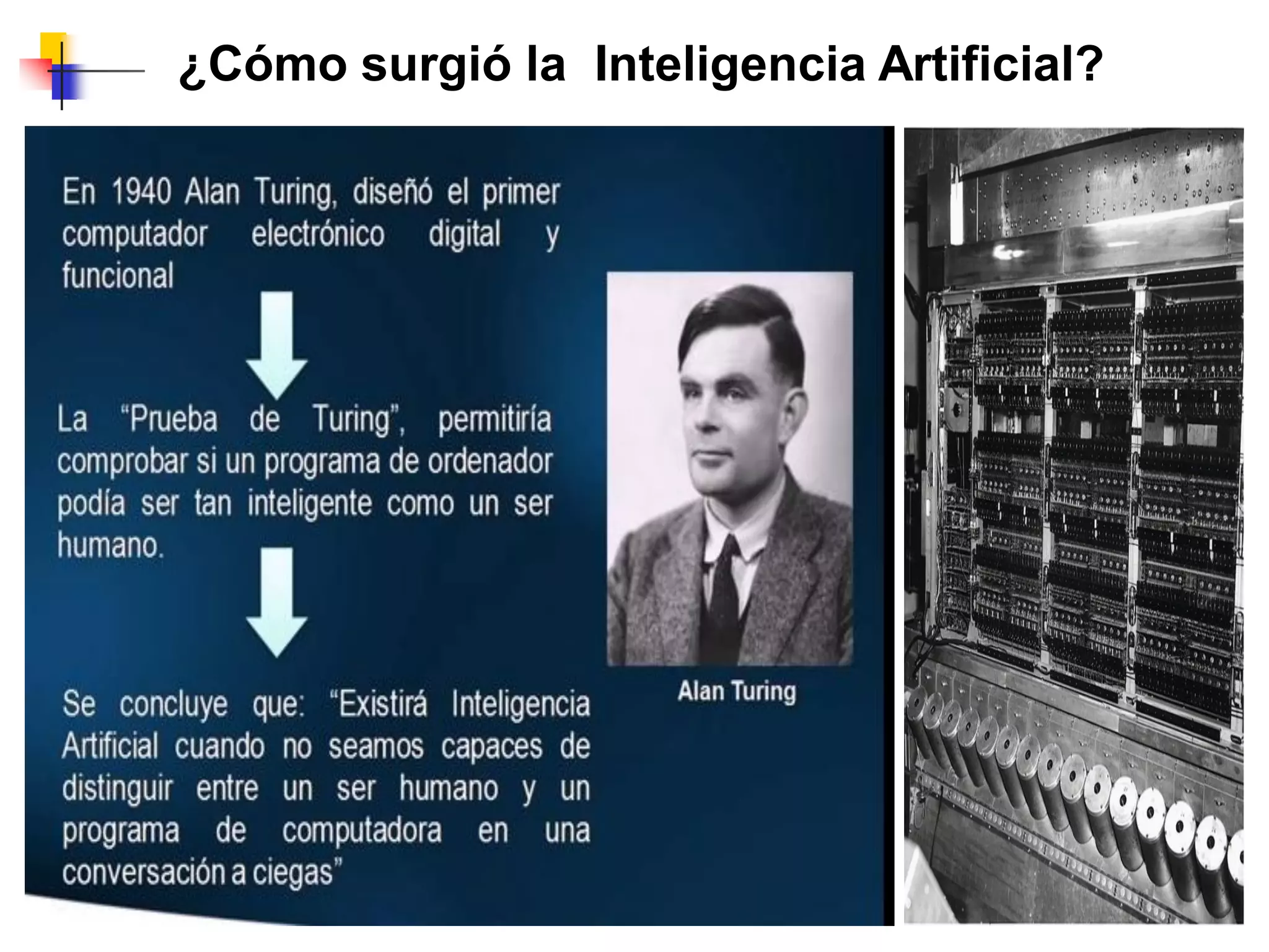 ¿Cómo surgió la Inteligencia Artificial?
 