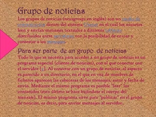 Presentacion internet