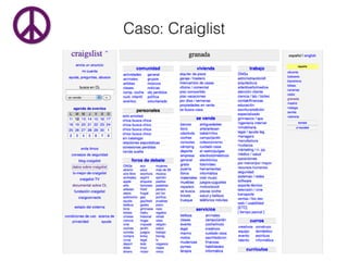 Caso: Craiglist
 