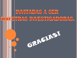 Investigación en el Aula