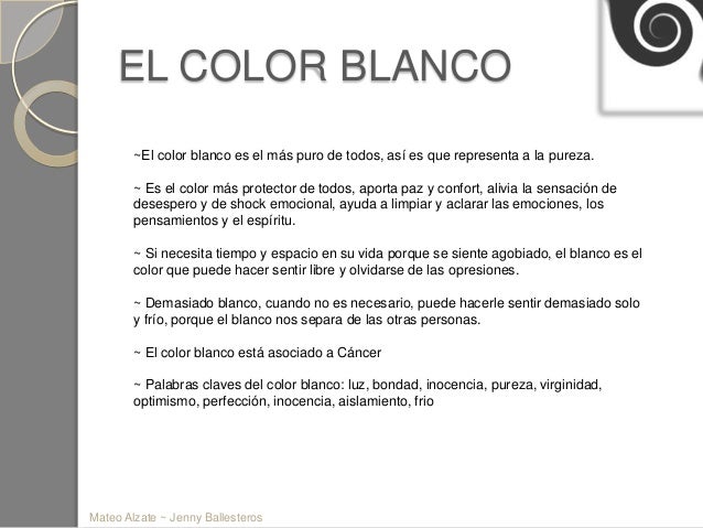 Psicologia De Color Psicologia De Color