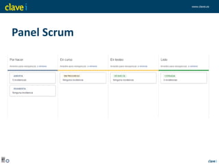 www.clavei.es
Panel Scrum
 