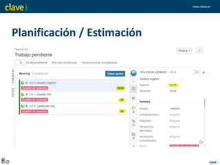 www.clavei.es
Planificación / Estimación
 