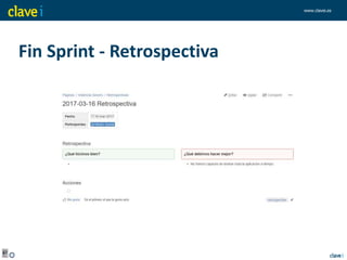 www.clavei.es
Fin Sprint - Retrospectiva
 