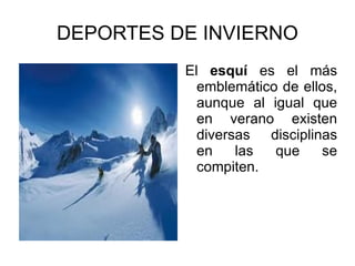 DEPORTES DE VERANO 