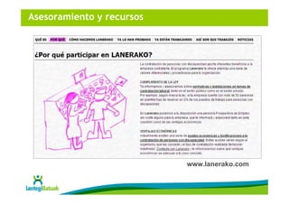 Asesoramiento y recursos




                           www.lanerako.com
 