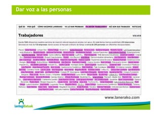 Dar voz a las personas




                         www.lanerako.com
 