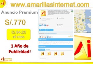 1 Año de1 Año de
Publicidad!Publicidad!
 