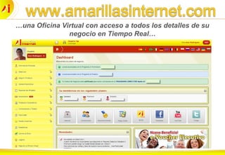 …una Oficina Virtual con acceso a todos los detalles de su
negocio en Tiempo Real…
 