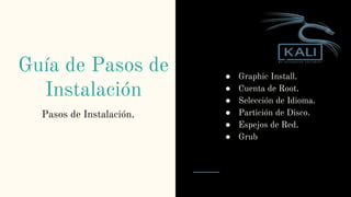 Presentacion kali linux | PPTX