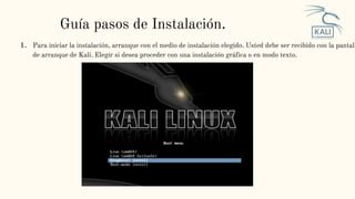 Presentacion kali linux | PPTX
