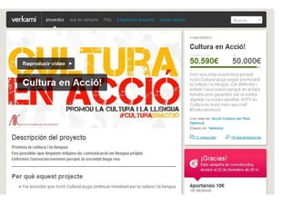 ¿cómo favorecerá el acceso
a fondos para cultura?
 